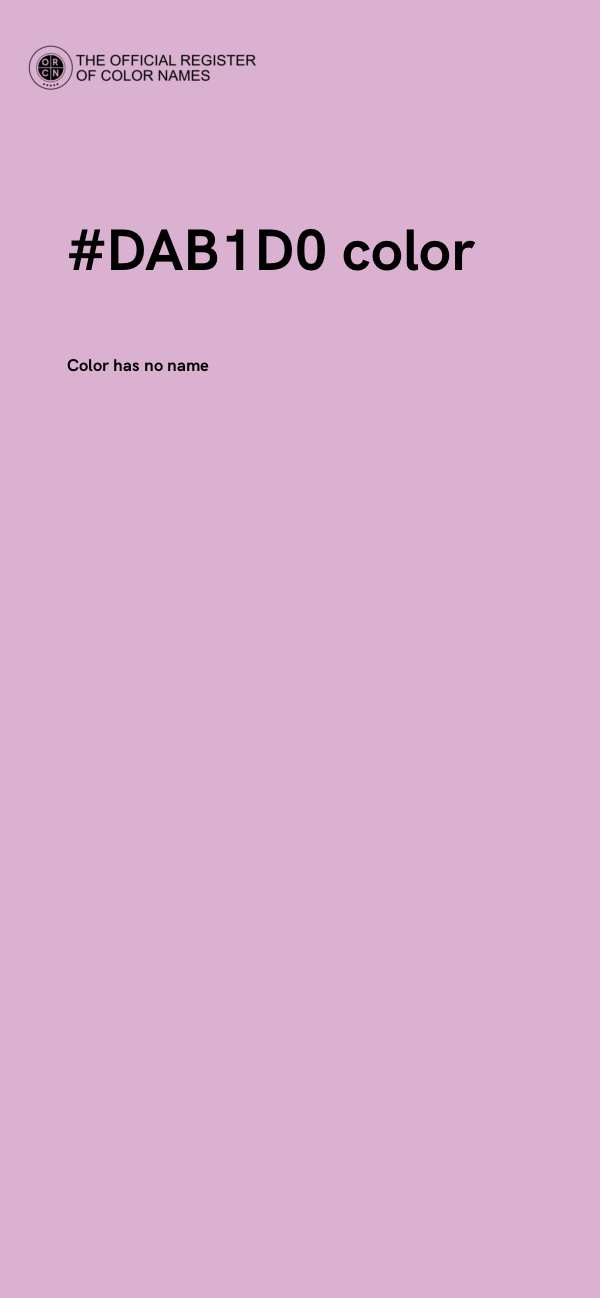 #DAB1D0 color image