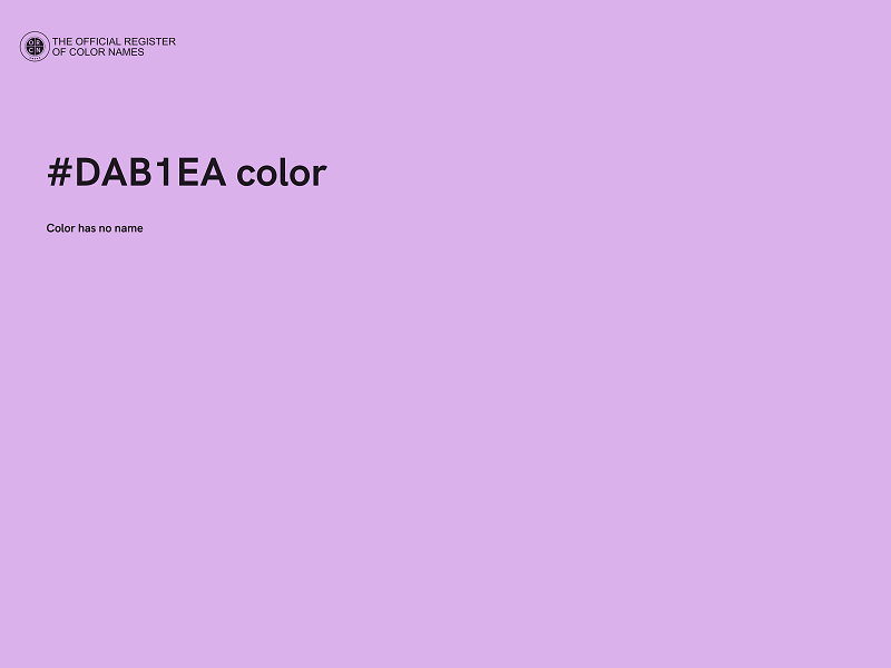 #DAB1EA color image