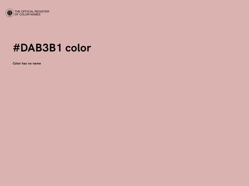 #DAB3B1 color image