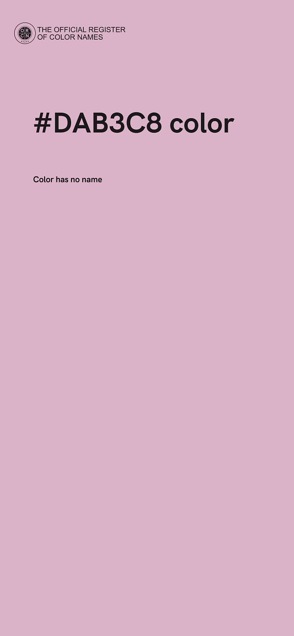#DAB3C8 color image