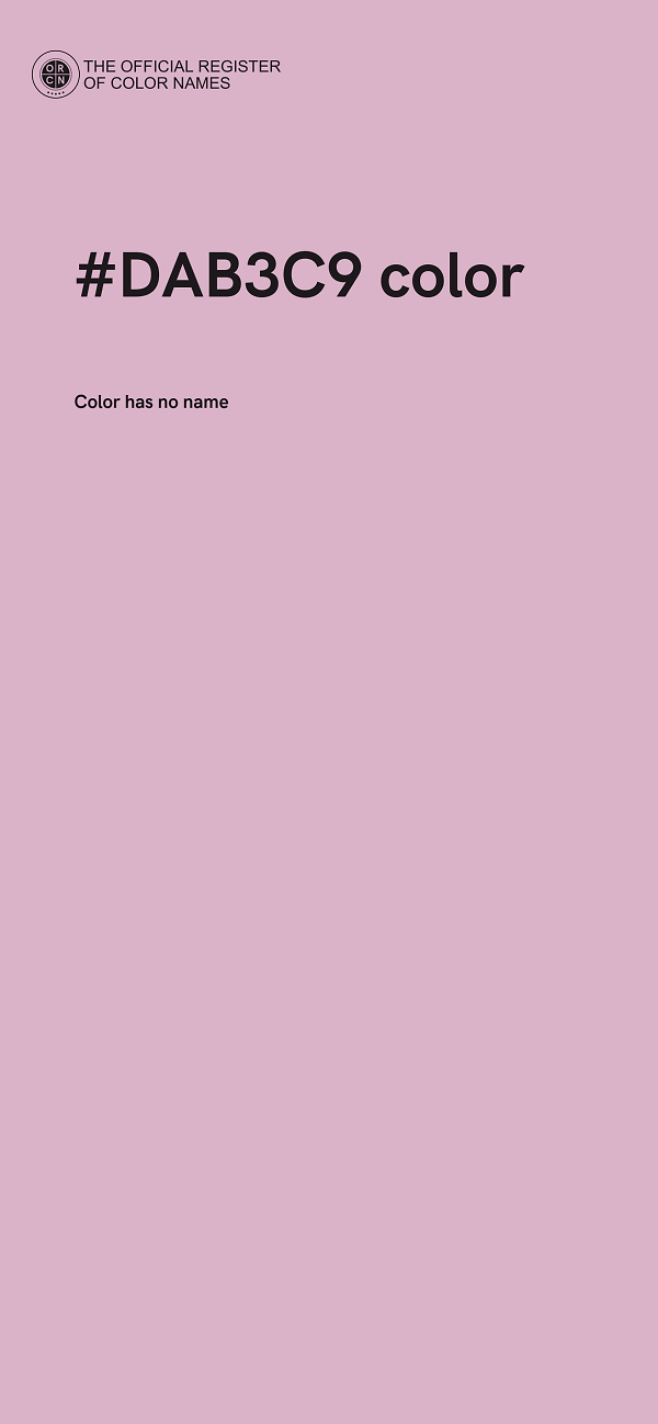 #DAB3C9 color image