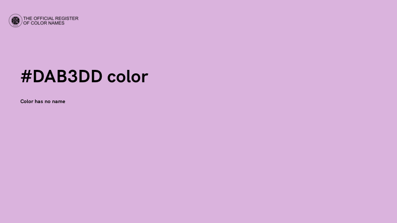 #DAB3DD color image