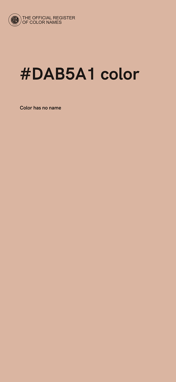 #DAB5A1 color image