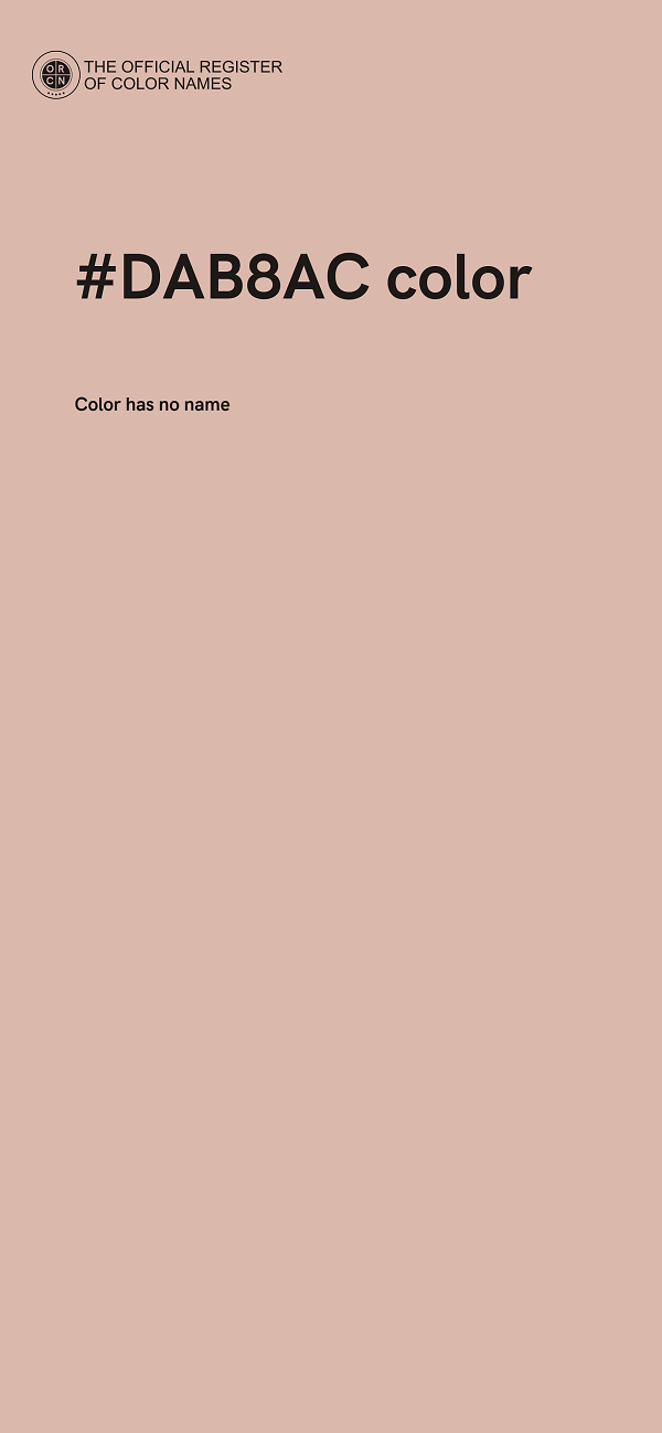 #DAB8AC color image