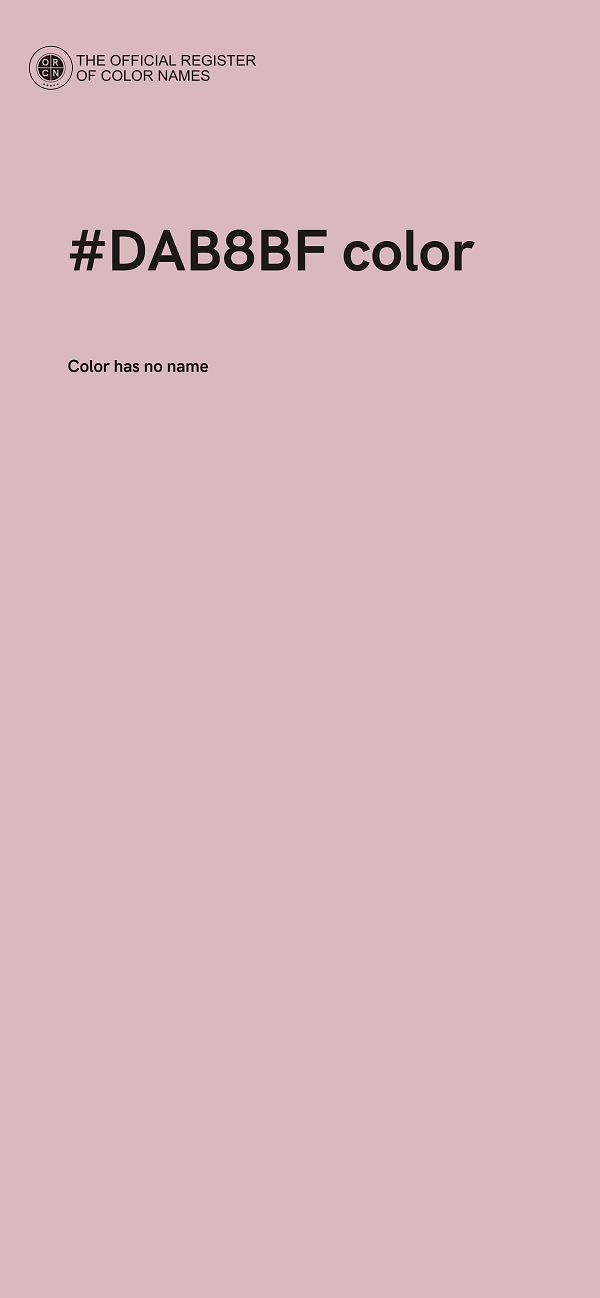 #DAB8BF color image