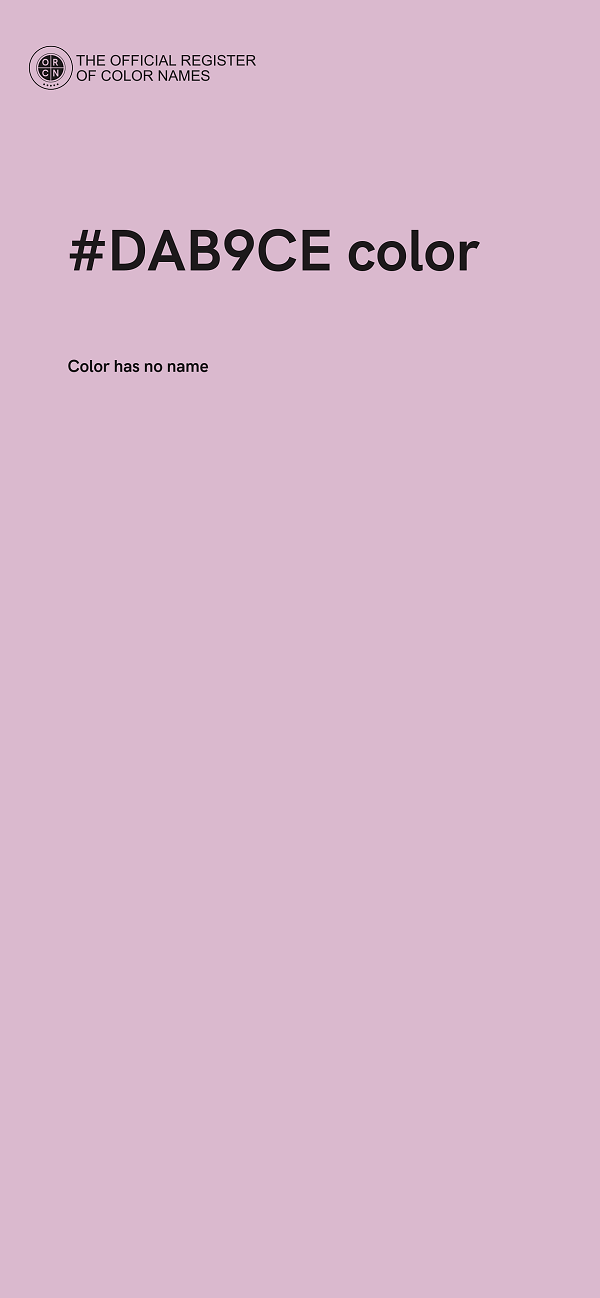 #DAB9CE color image