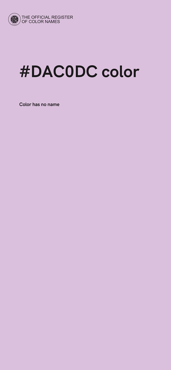 #DAC0DC color image