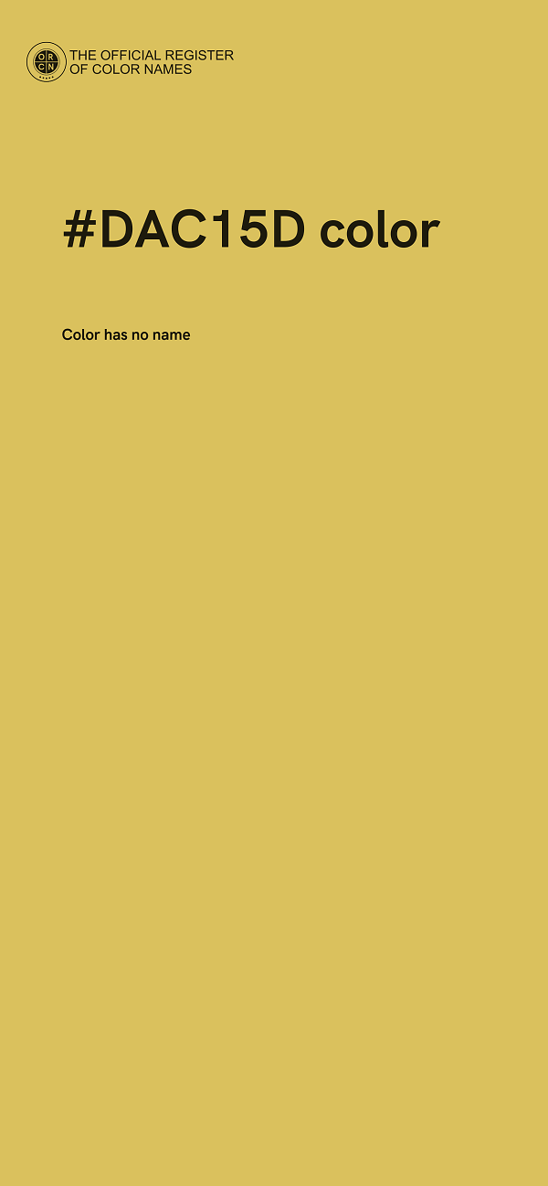 #DAC15D color image