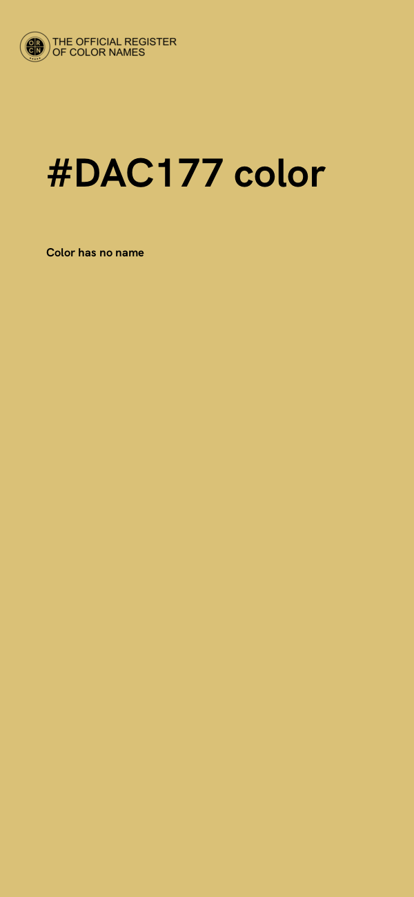 #DAC177 color image