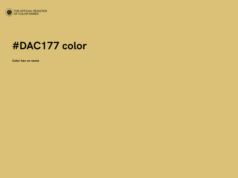 #DAC177 color image