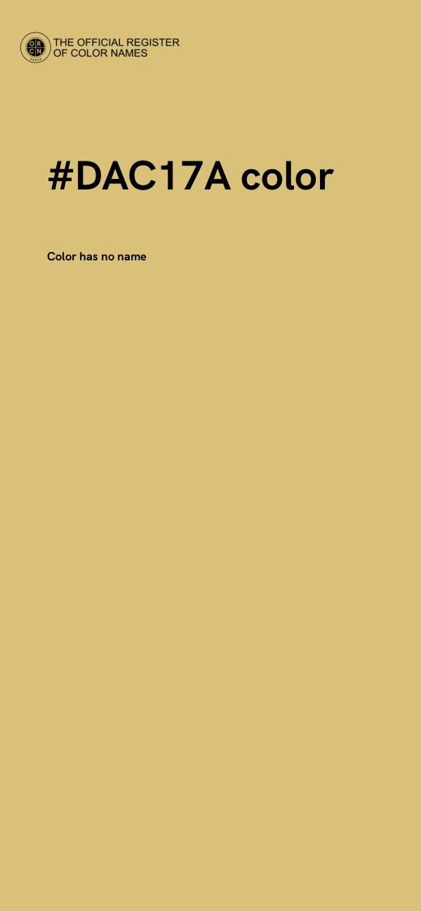 #DAC17A color image