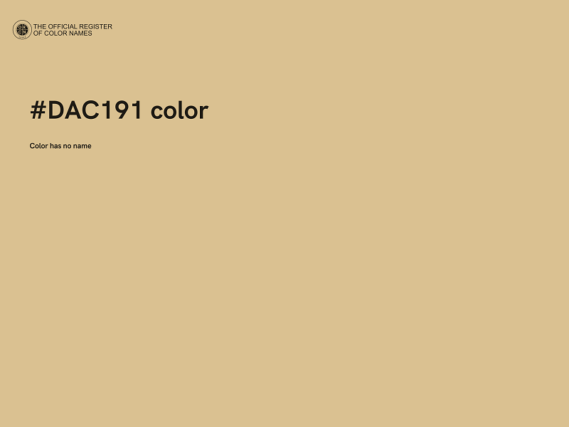 #DAC191 color image