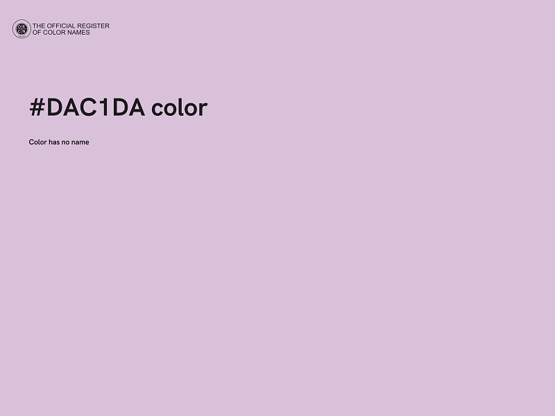 #DAC1DA color image