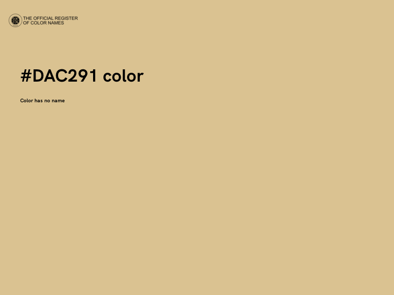 #DAC291 color image