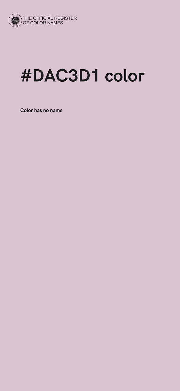 #DAC3D1 color image