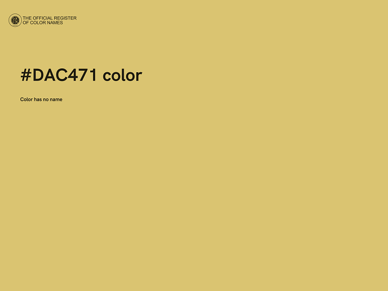 #DAC471 color image