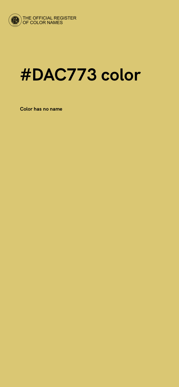 #DAC773 color image