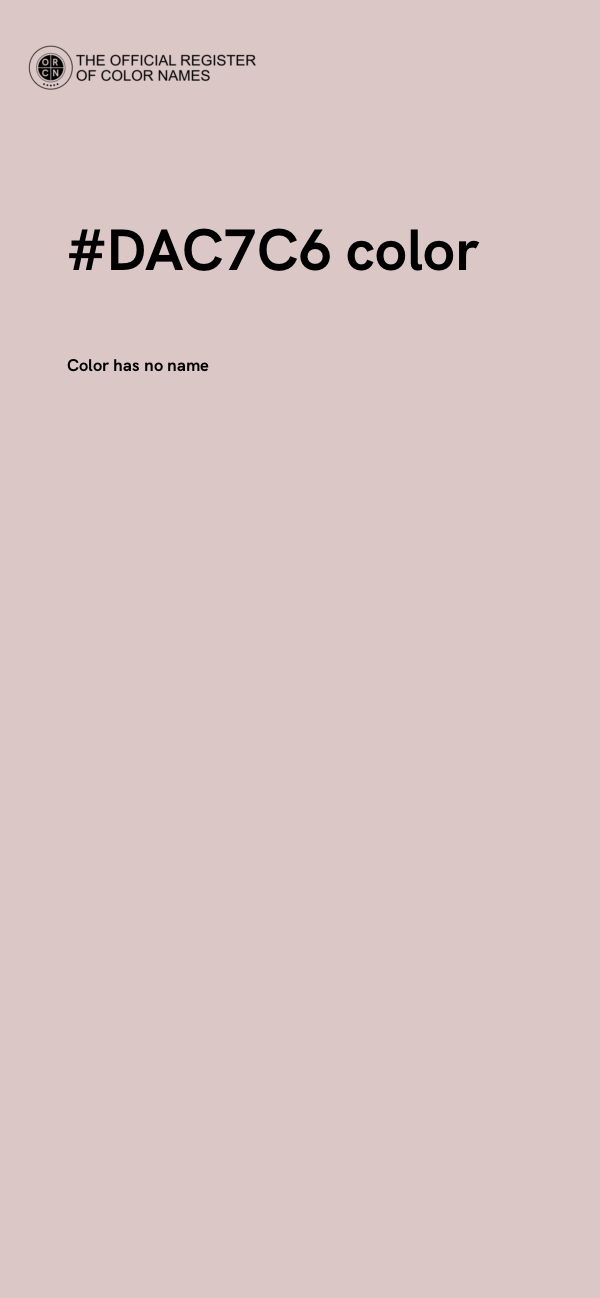 #DAC7C6 color image