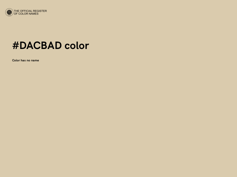 #DACBAD color image