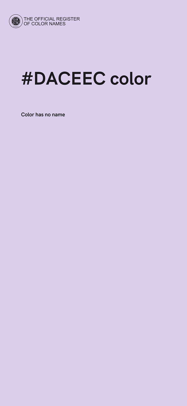 #DACEEC color image