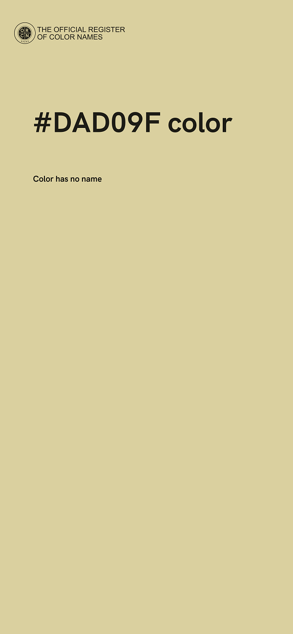 #DAD09F color image