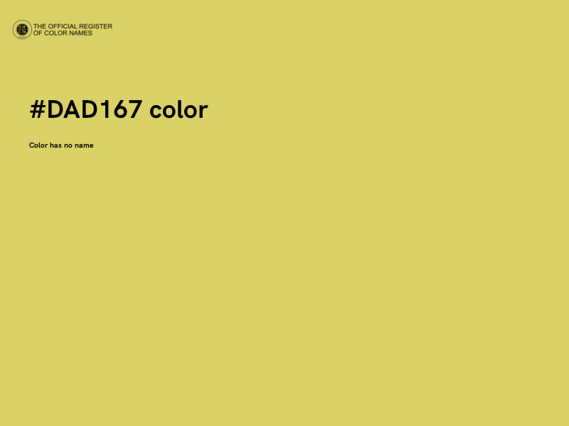 #DAD167 color image