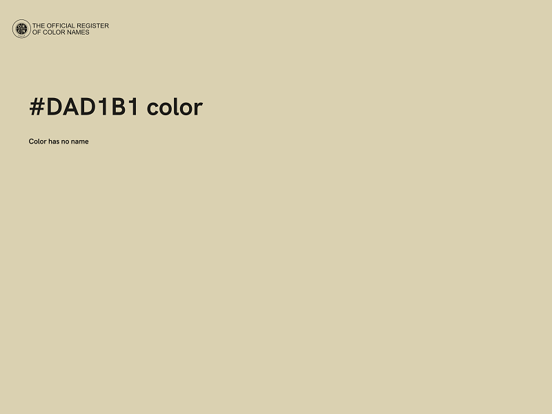 #DAD1B1 color image