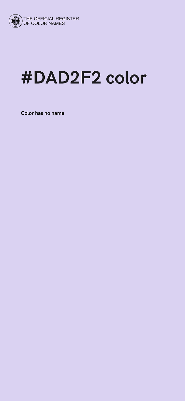 #DAD2F2 color image