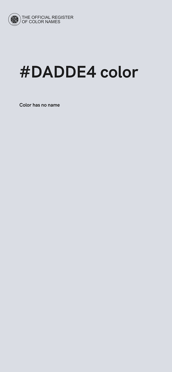 #DADDE4 color image