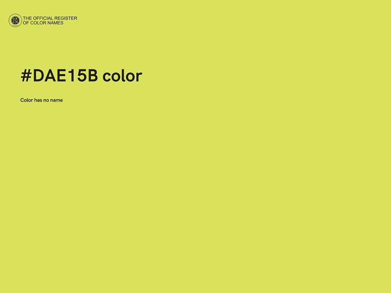 #DAE15B color image