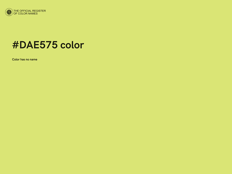 #DAE575 color image