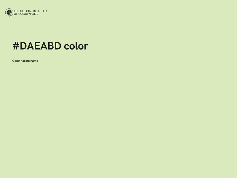 #DAEABD color image