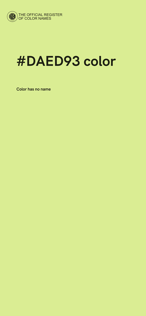 #DAED93 color image