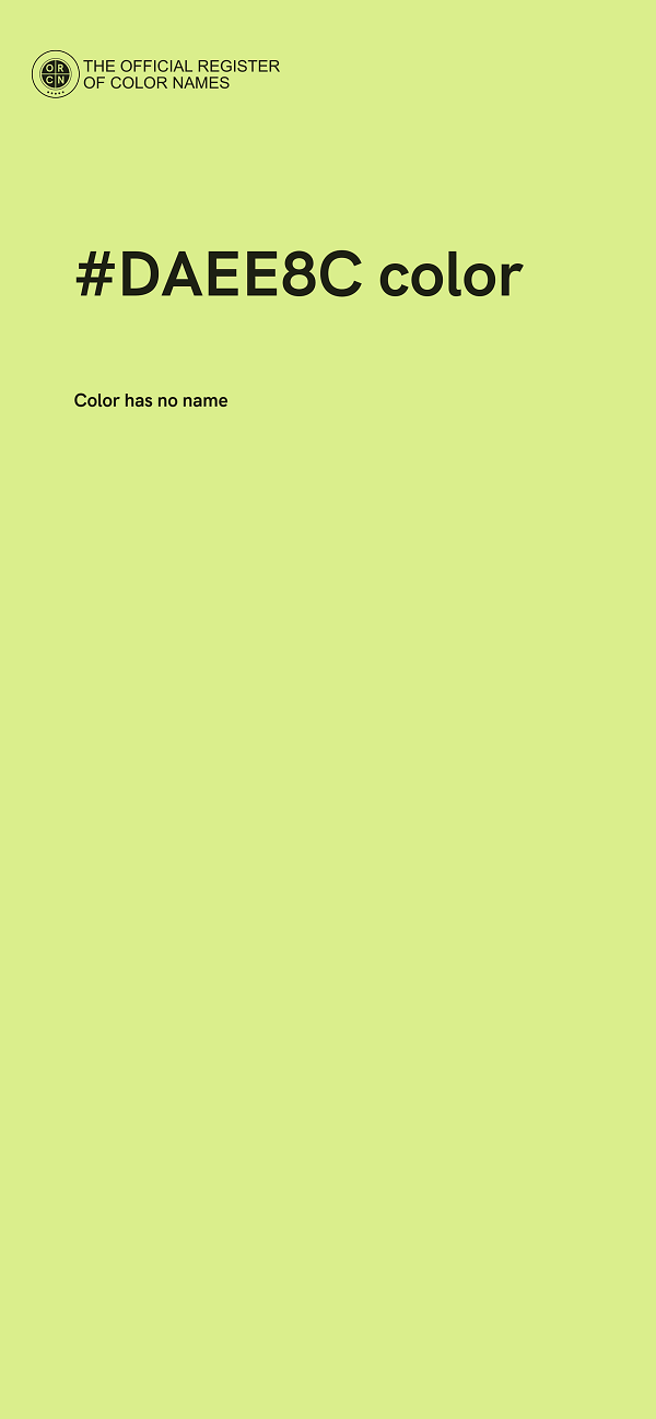 #DAEE8C color image