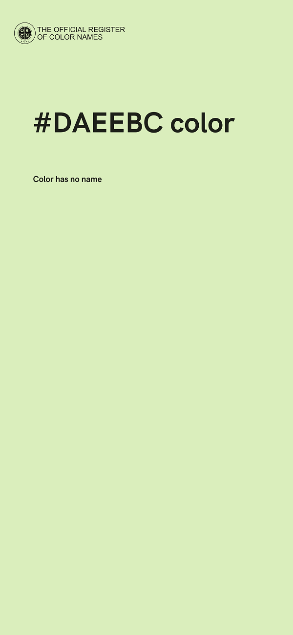 #DAEEBC color image