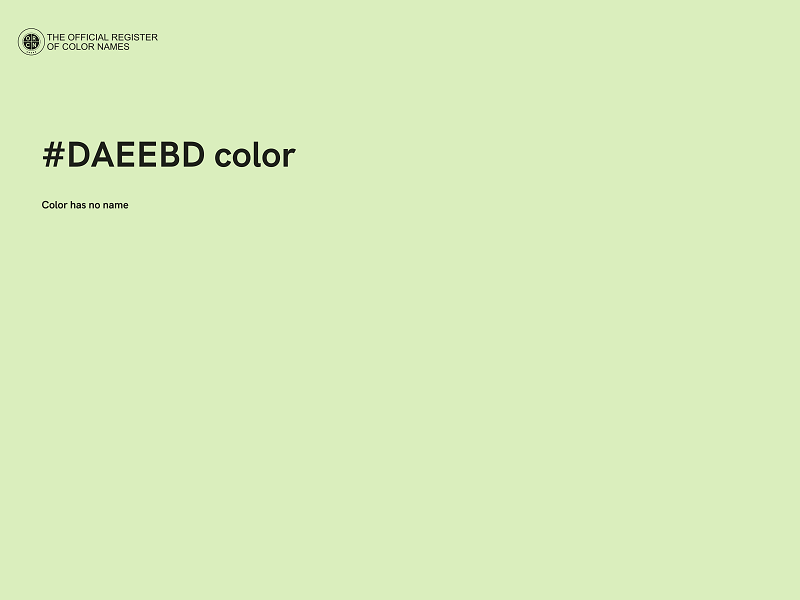 #DAEEBD color image