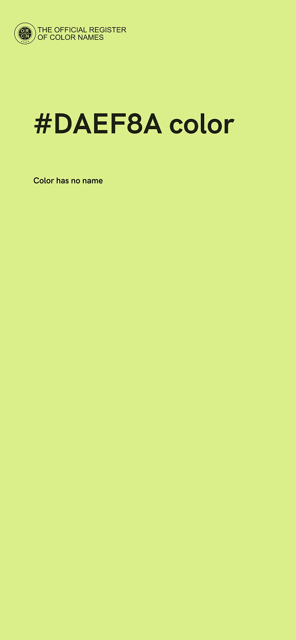 #DAEF8A color image