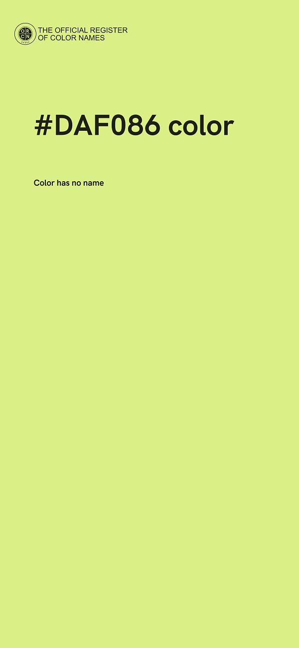 #DAF086 color image