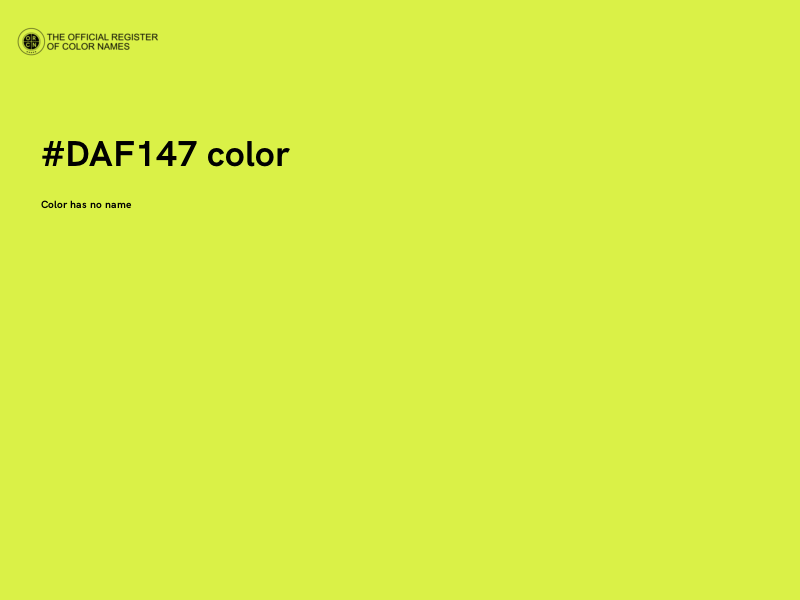 #DAF147 color image