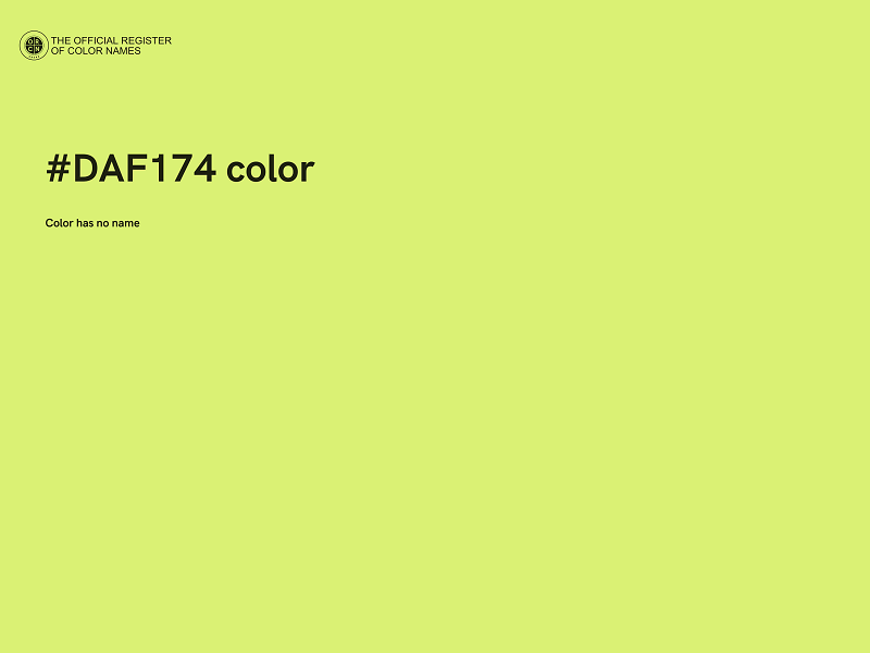 #DAF174 color image