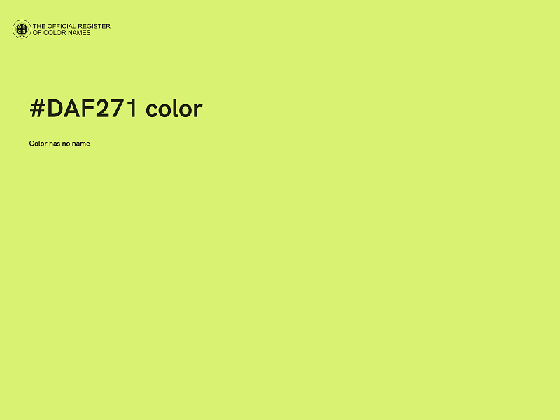 #DAF271 color image