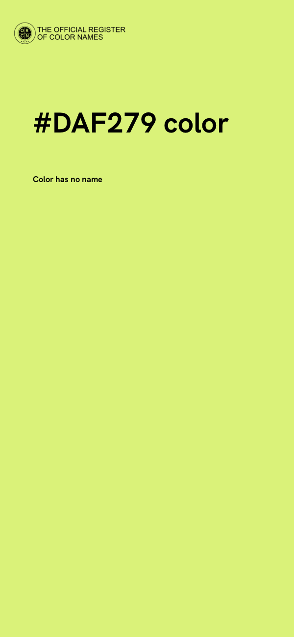 #DAF279 color image