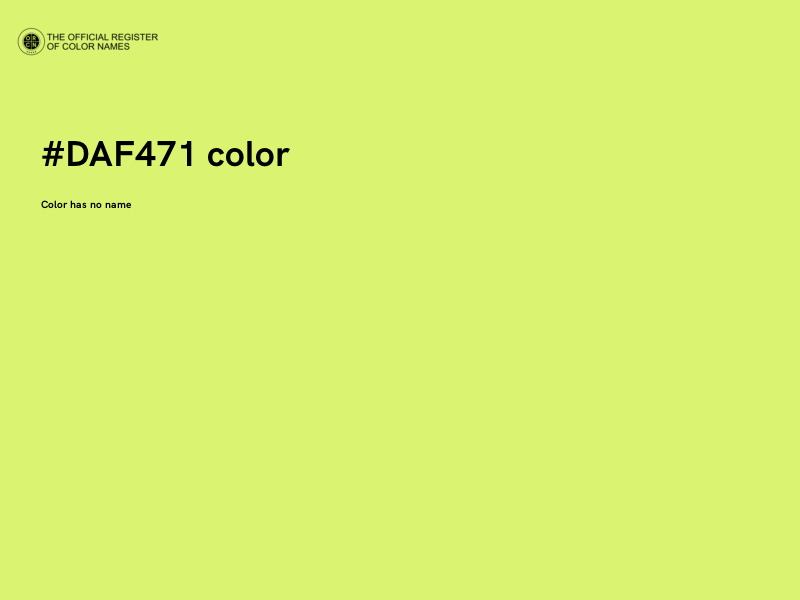 #DAF471 color image