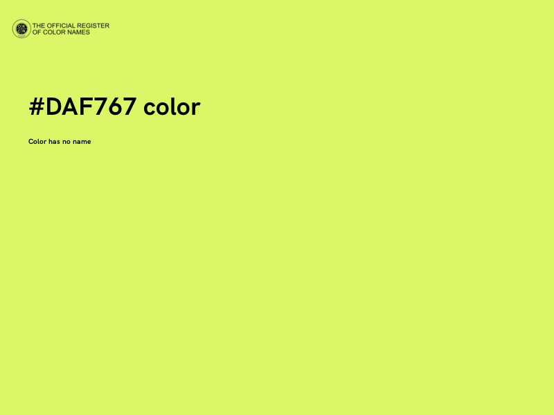 #DAF767 color image