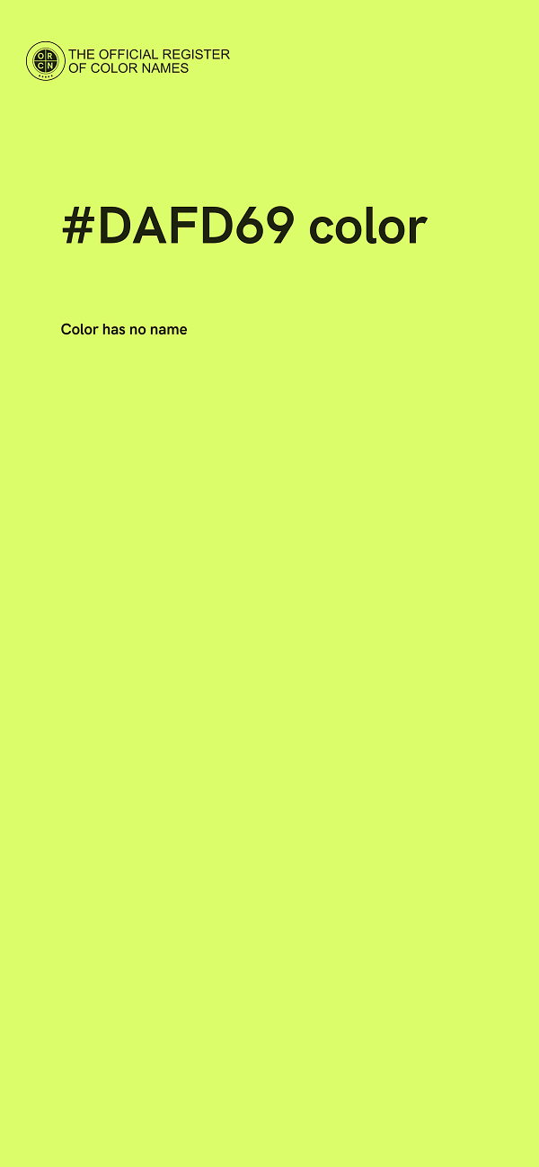 #DAFD69 color image