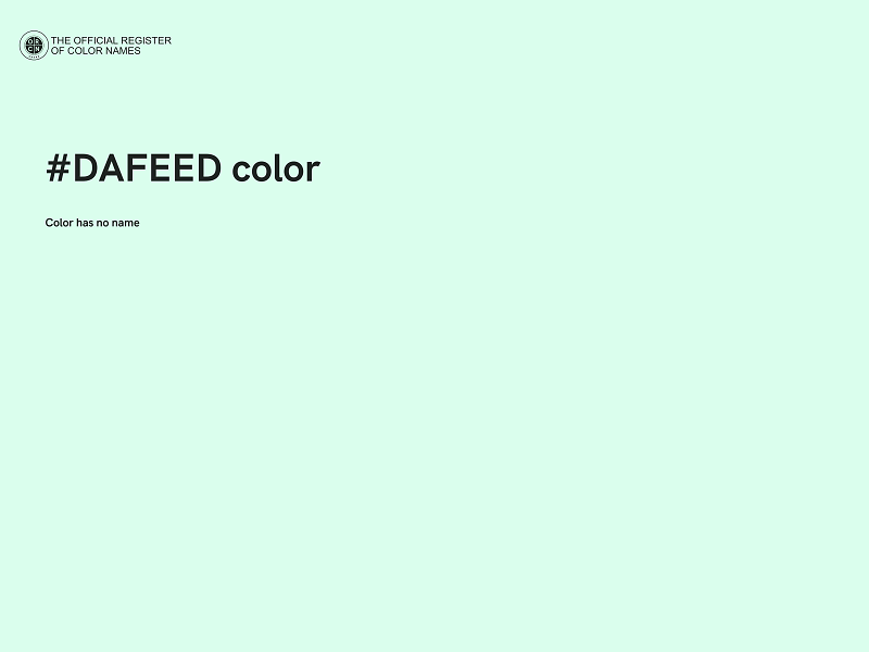 #DAFEED color image