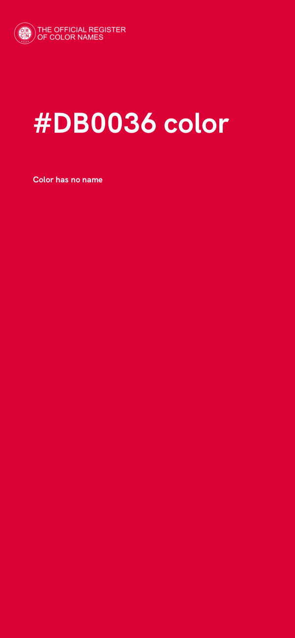 #DB0036 color image