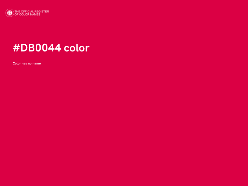 #DB0044 color image