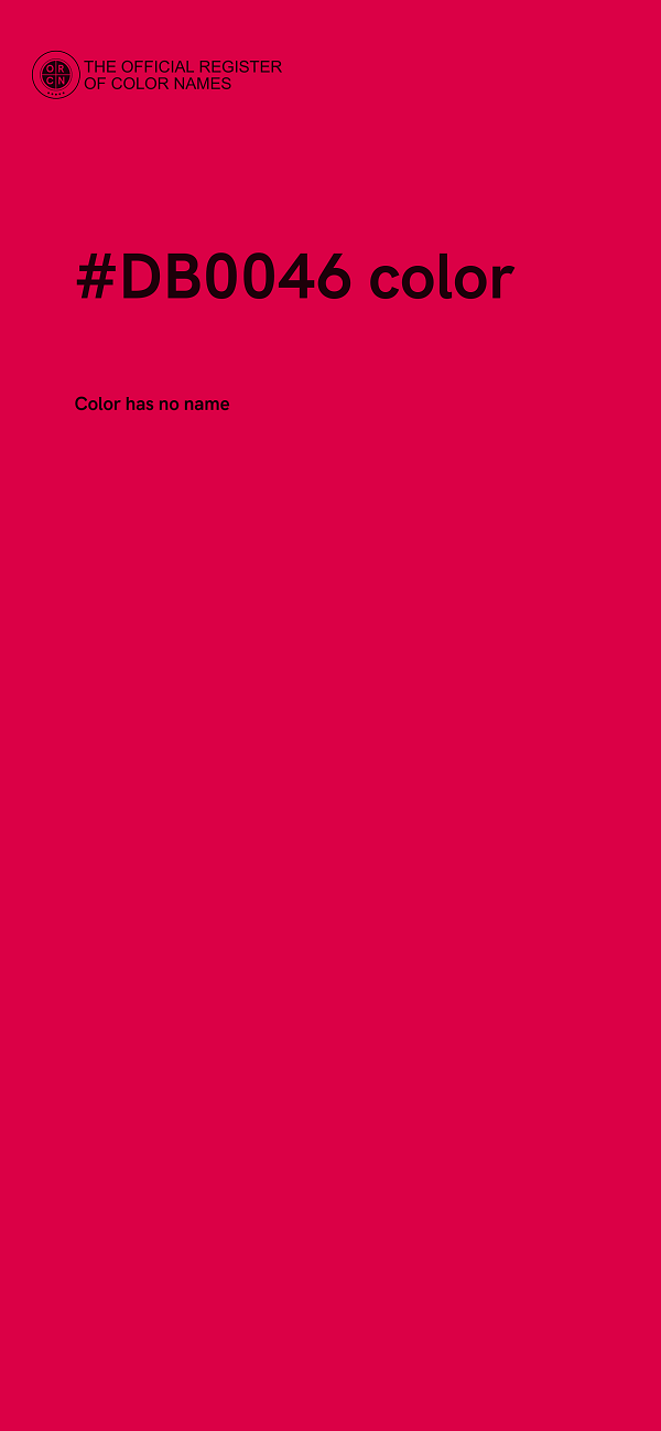 #DB0046 color image
