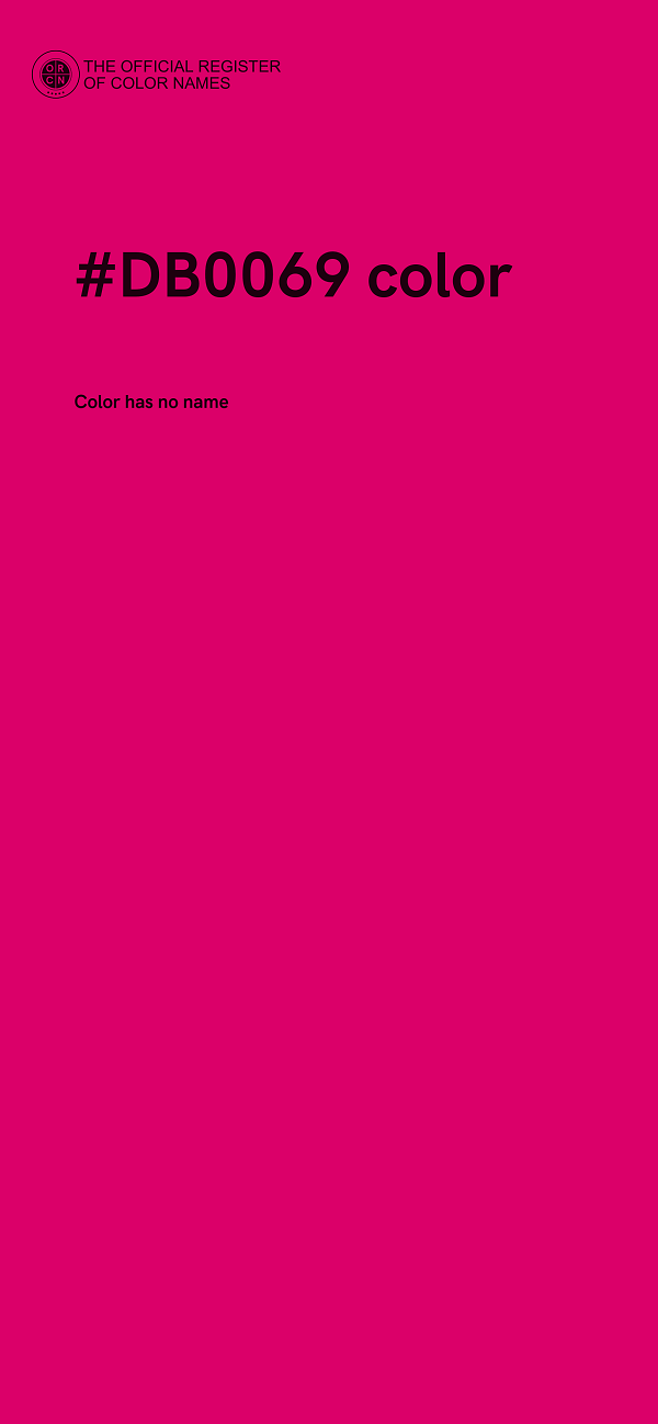 #DB0069 color image